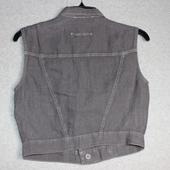 Zara NWT The Helena Linen Top Gray Size XS‎ - Picture 2 of 6